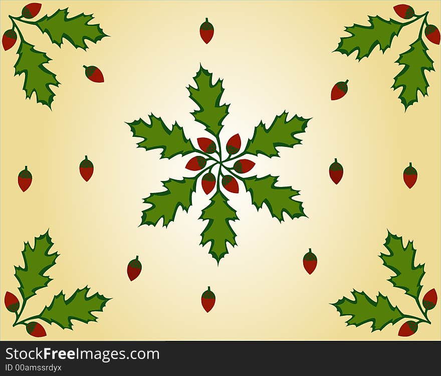 Leauty Floral Background -vector illustration