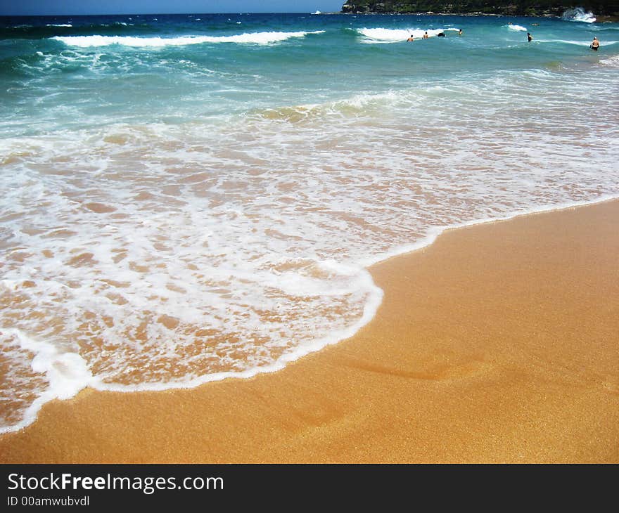 Ocean scenic in the tropical coral sea