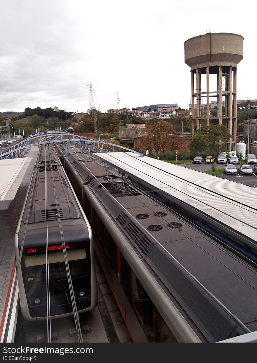 Urban metro station