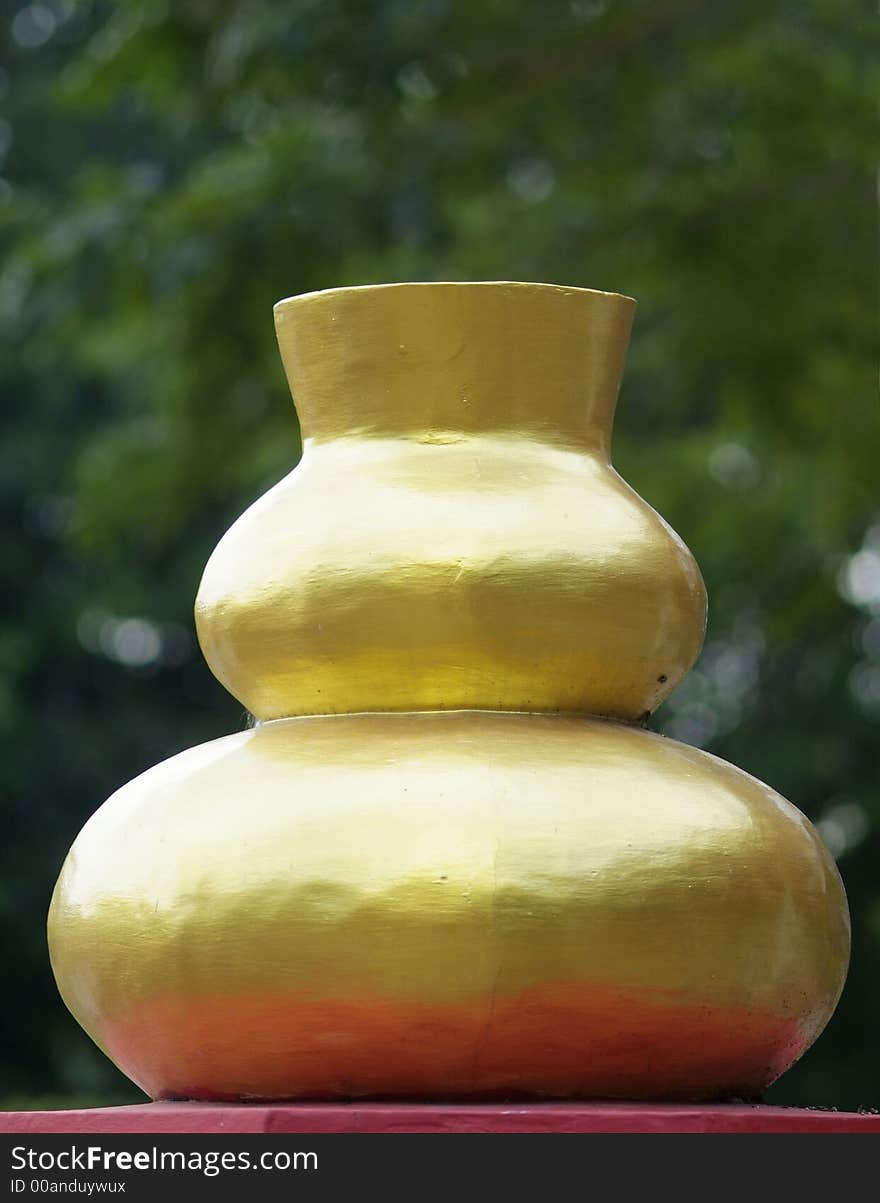 Vase at Buddhist temple