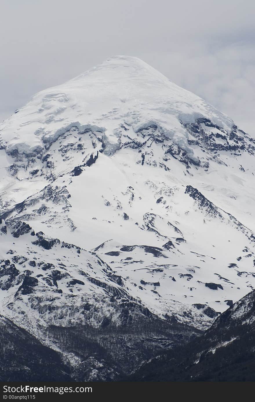 Volcano Lanin in Patagonia, Argentina