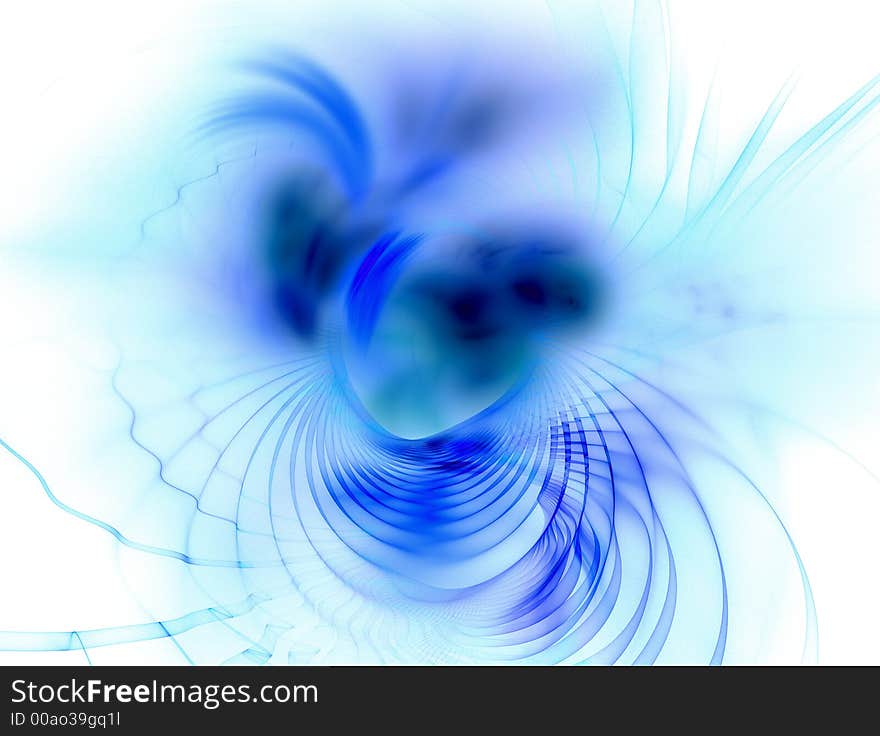 Abstract background with waves and motions