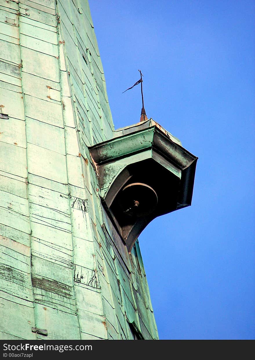 This very rare external church's bell can be found in Riga