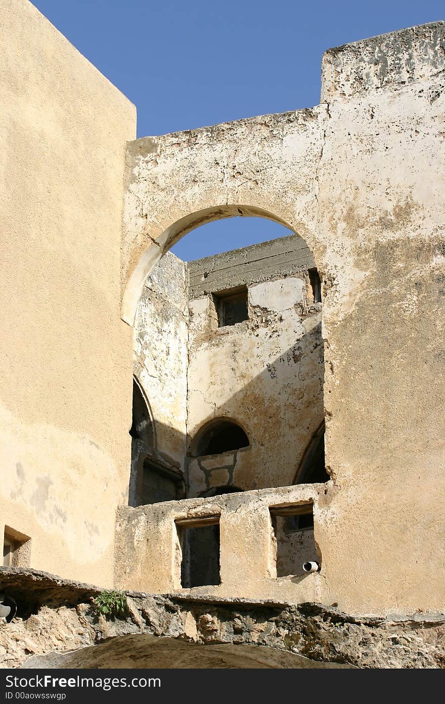 Ancient building in Old Jaffa (Yaffo), Jerusalem