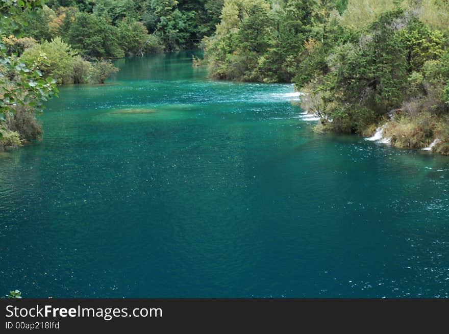 Jiuzhaigou scenic area in china known as the Fairyland on Earth. Jiuzhaigou scenic area in china known as the Fairyland on Earth.