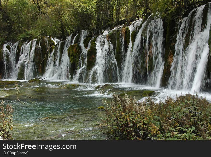 Jiuzhaigou scenic area in china known as the Fairyland on Earth. Jiuzhaigou scenic area in china known as the Fairyland on Earth.