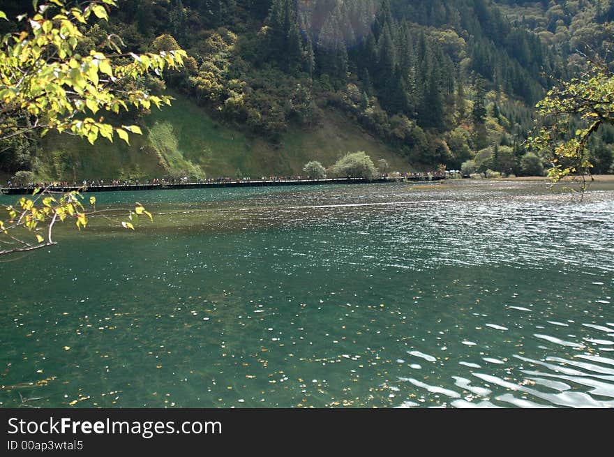 Jiuzhaigou scenic area in china known as the Fairyland on Earth. Jiuzhaigou scenic area in china known as the Fairyland on Earth.