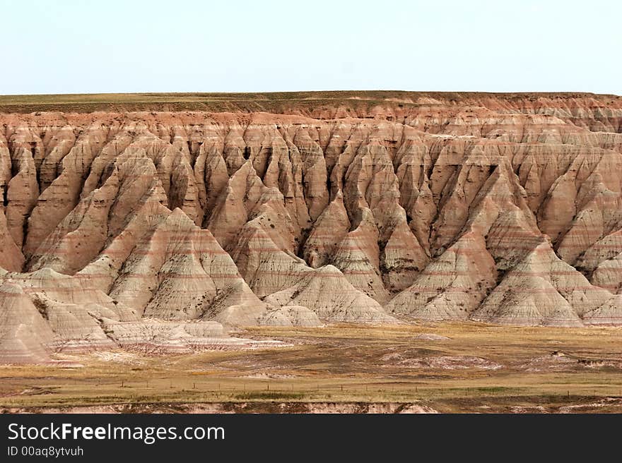 Badlands National Park, southwest South Dakota, USA