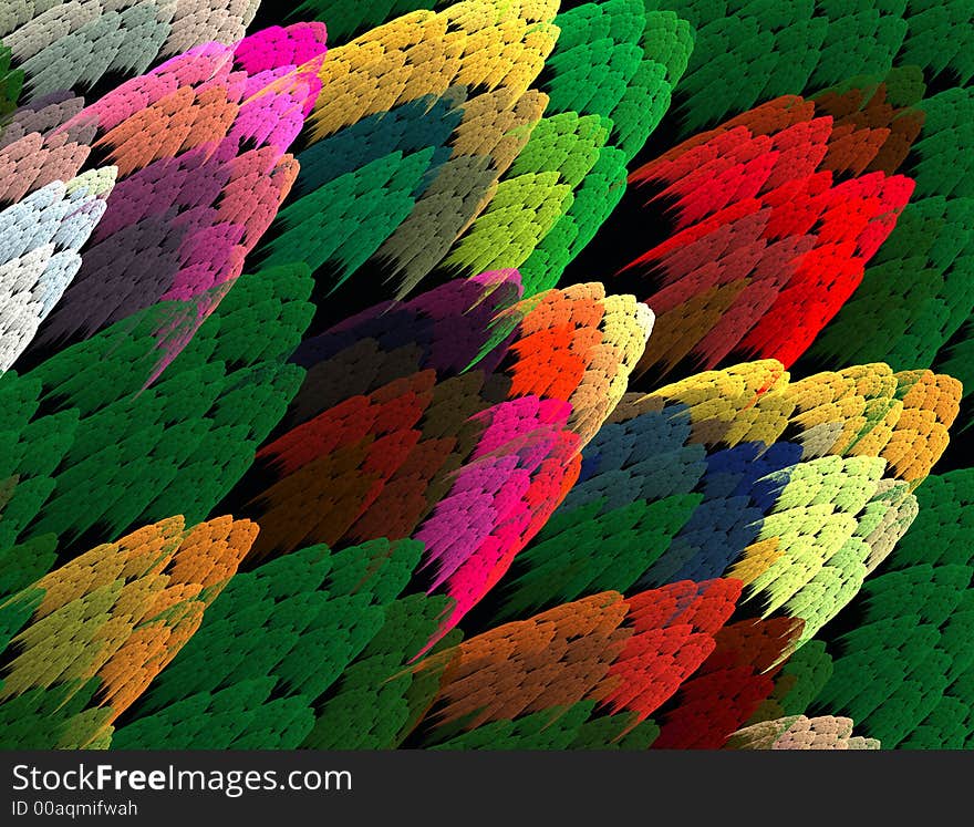 Multi coloured celebratory abstract background