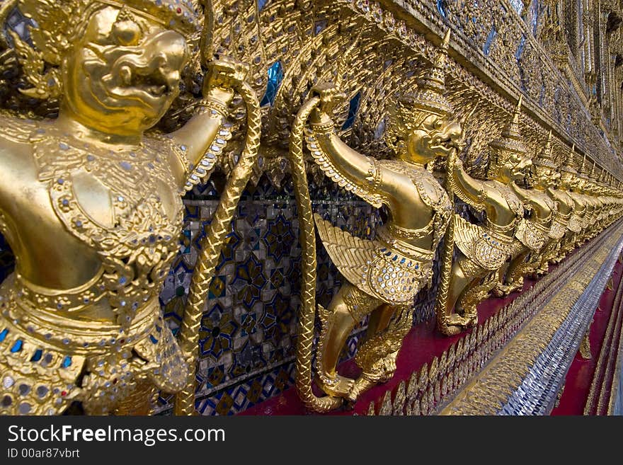 The Temple of the Emerald Buddha. The Temple of the Emerald Buddha.