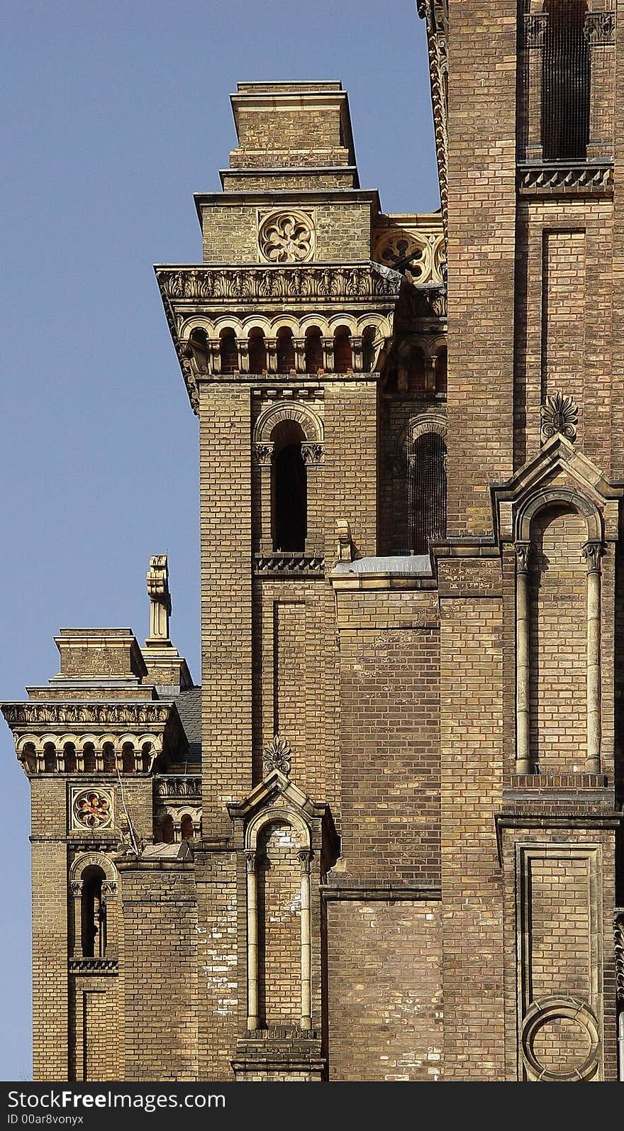 Detail of the Sion church in Berlin. Detail of the Sion church in Berlin