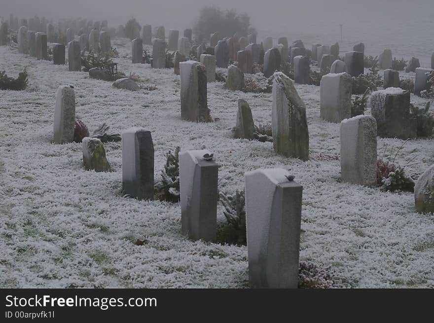 Voksen cemetery in Oslo in Norway