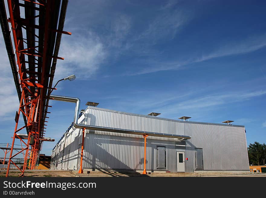 Lumber being processed at a forest products sawmill. Lumber being processed at a forest products sawmill.