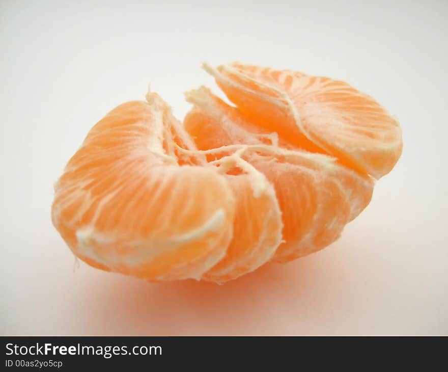 The fresh tropical fruits: the Tangerine