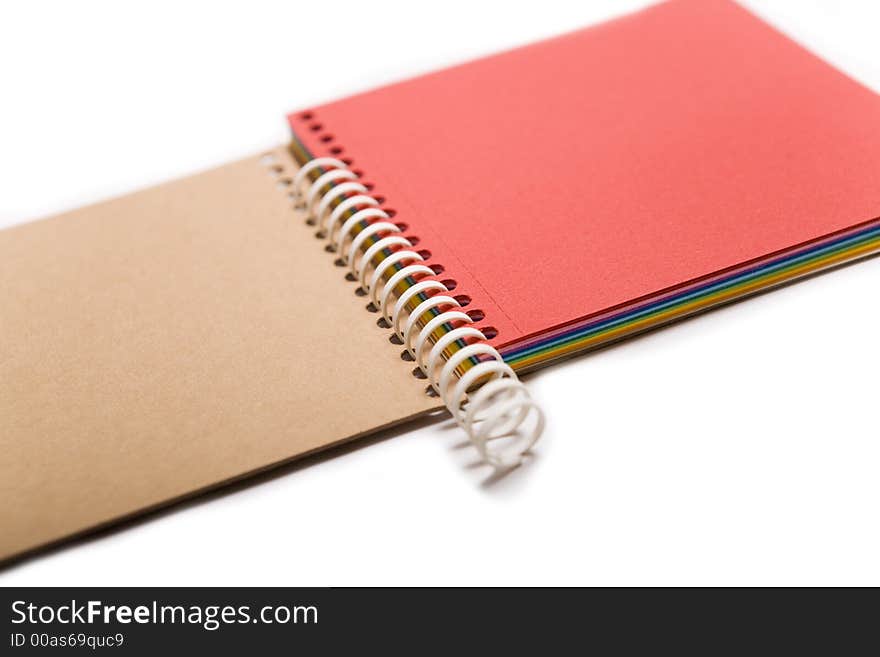 Colored Spring Notebook