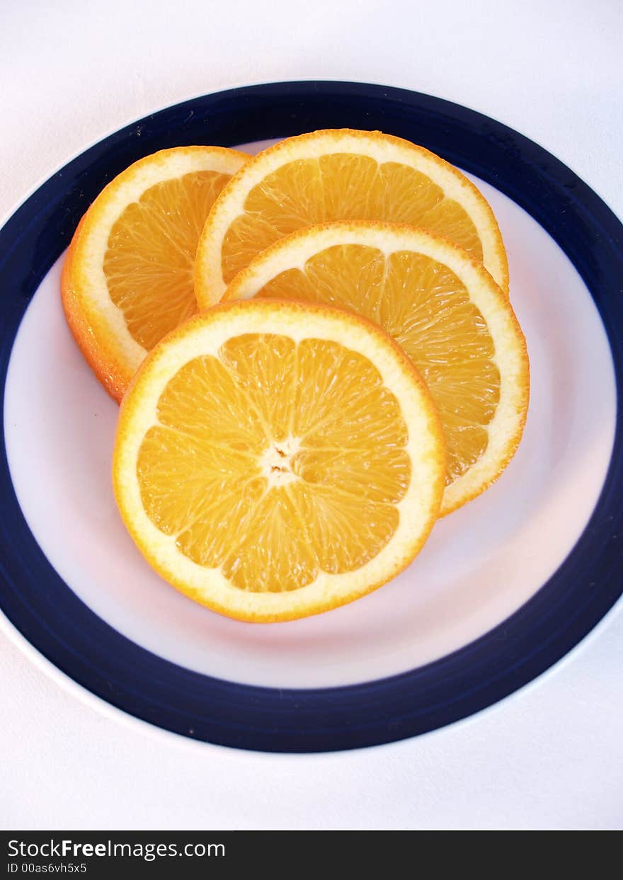 Fresh Sliced Orange