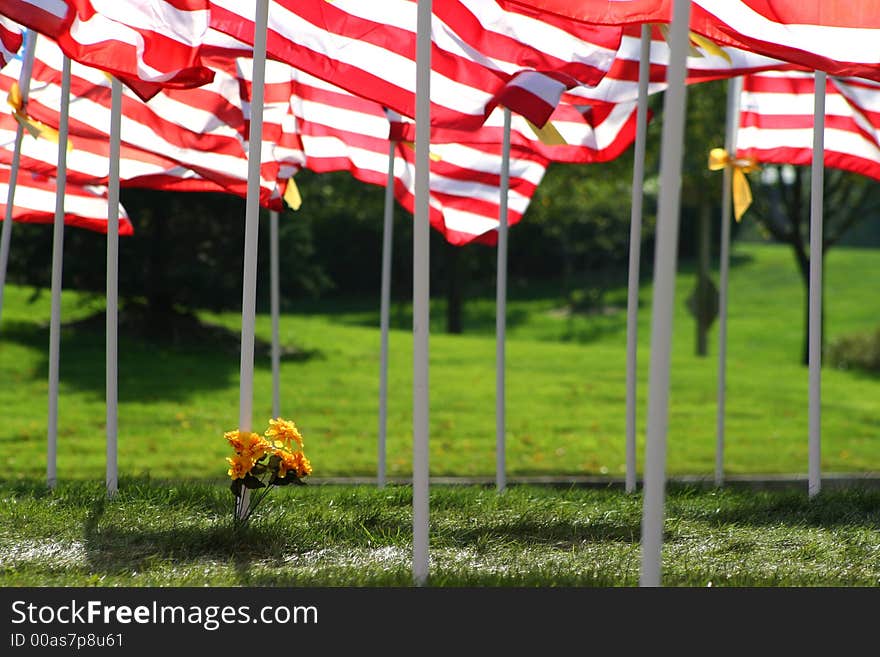 Healing Field of Central Iowa Memorial for September 11th. Healing Field of Central Iowa Memorial for September 11th