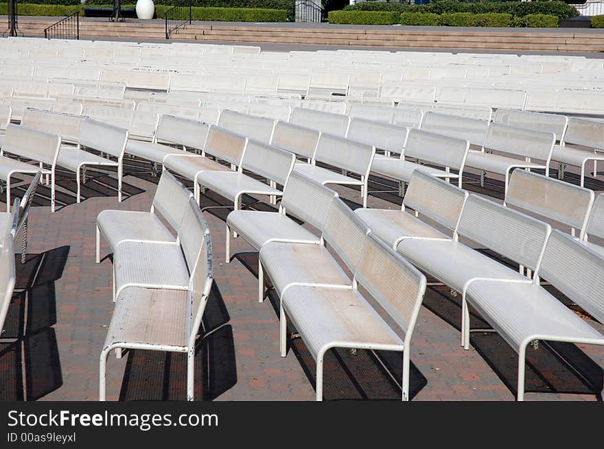 Seating in Balboa Park San Diego, CA. Seating in Balboa Park San Diego, CA