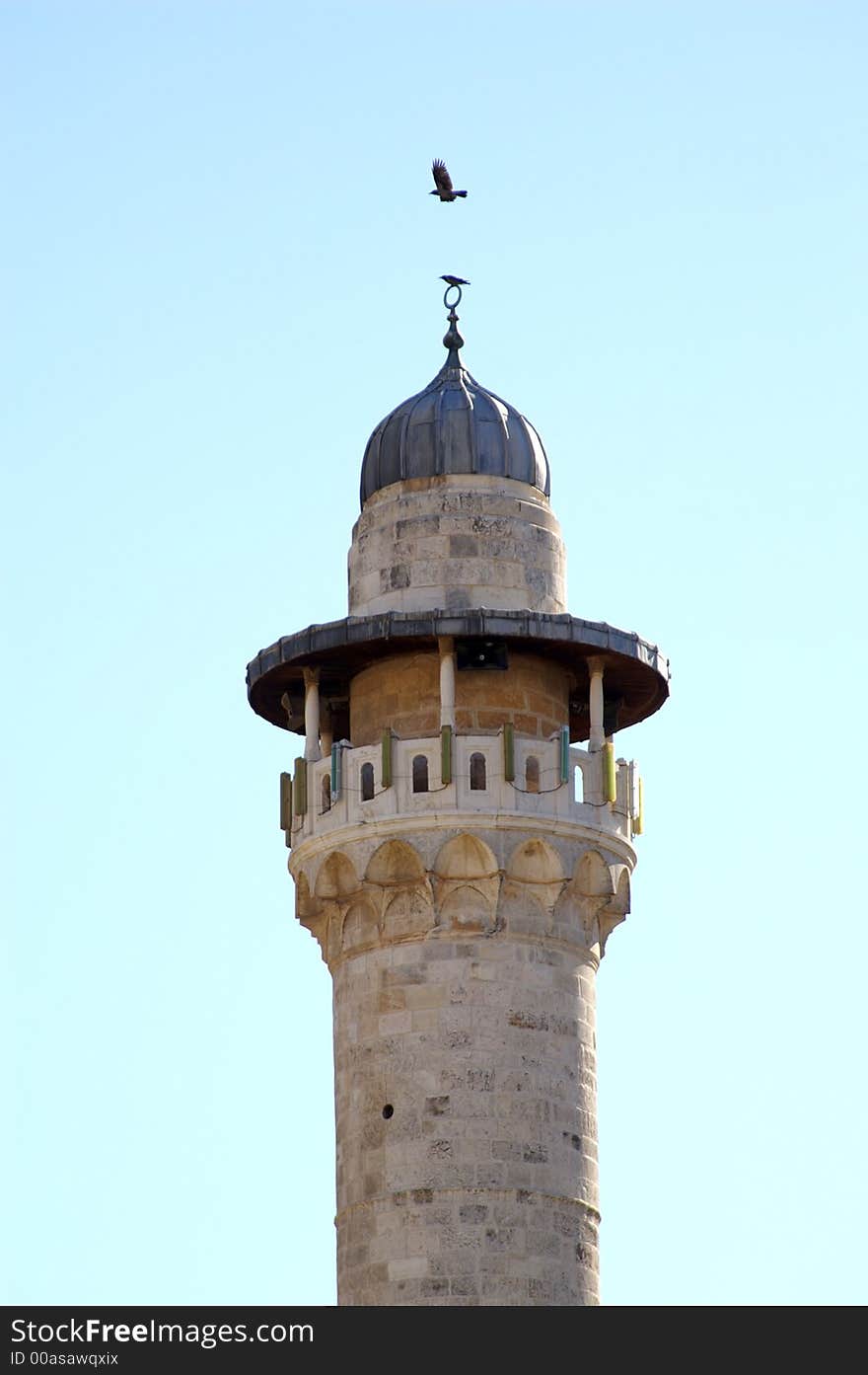 Raven Over A Minaret