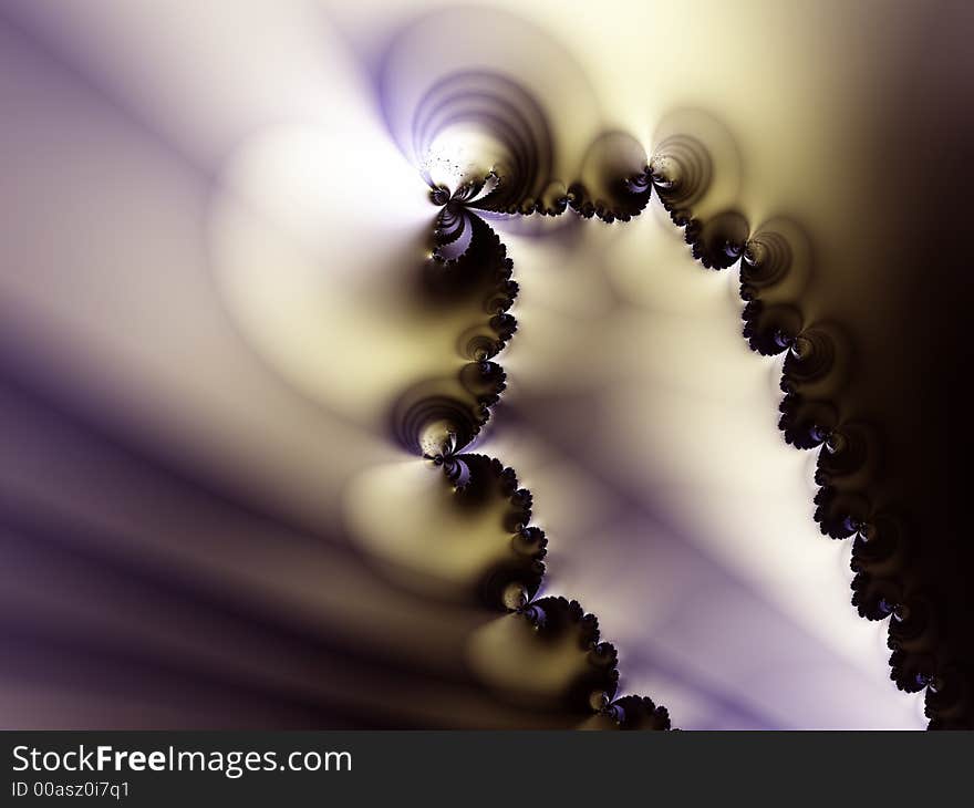 Purple Abstract Background Fractal Pattern