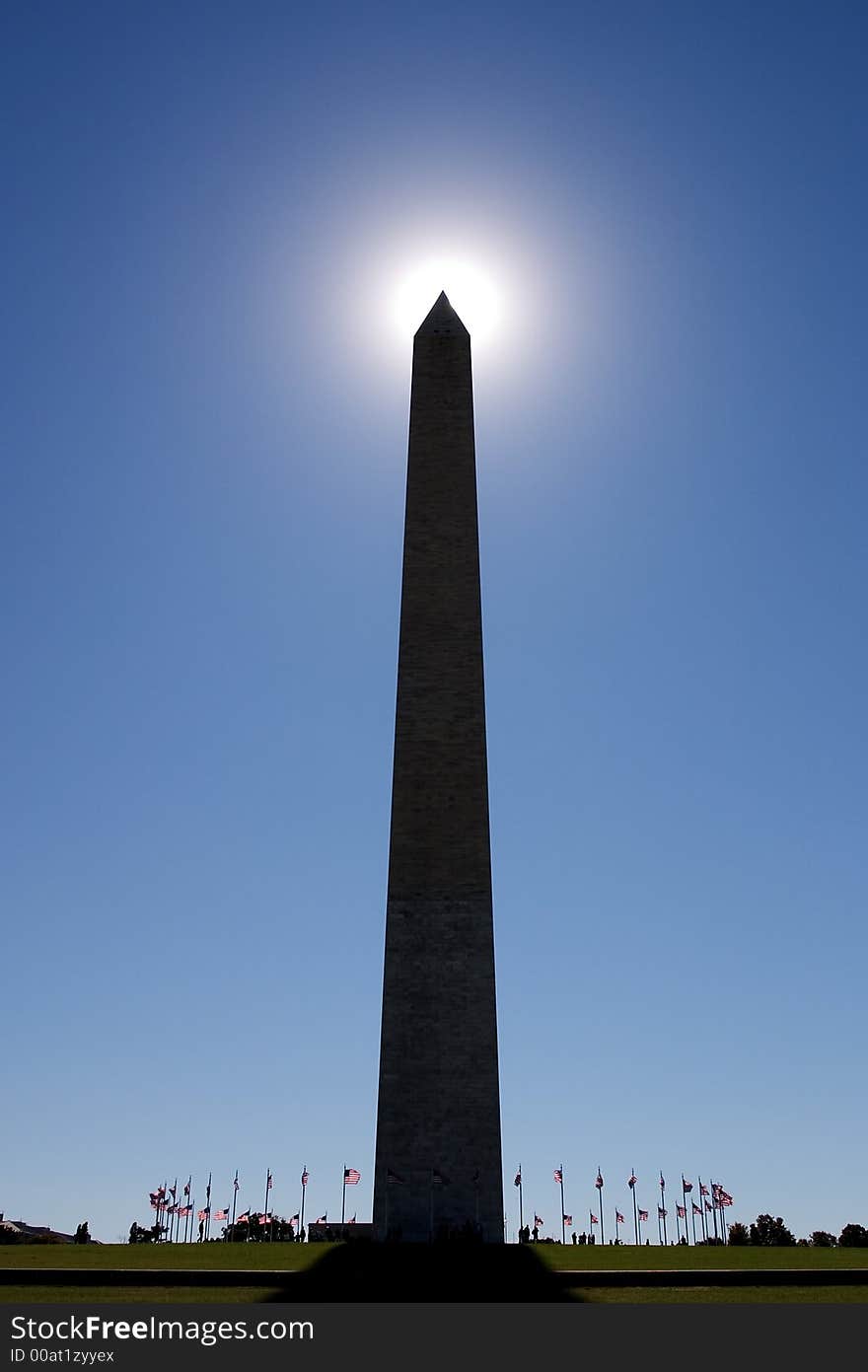 Washington Monument, Backlit