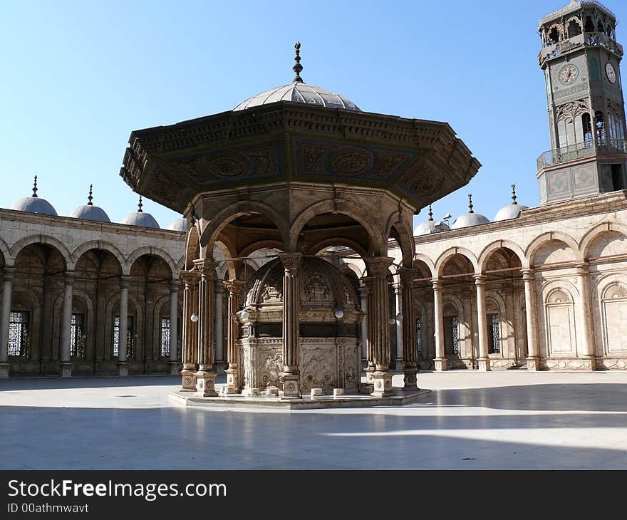 The Fountain of the Mohamed Ali Mosque in the Citadel of Cairo. The Fountain of the Mohamed Ali Mosque in the Citadel of Cairo