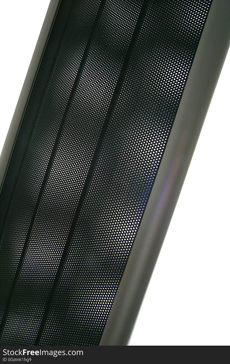 Loudspeaker panel close-up with very fine grid. Loudspeaker panel close-up with very fine grid