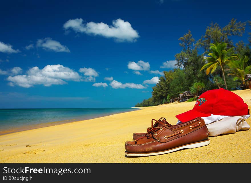 mocs on the beach