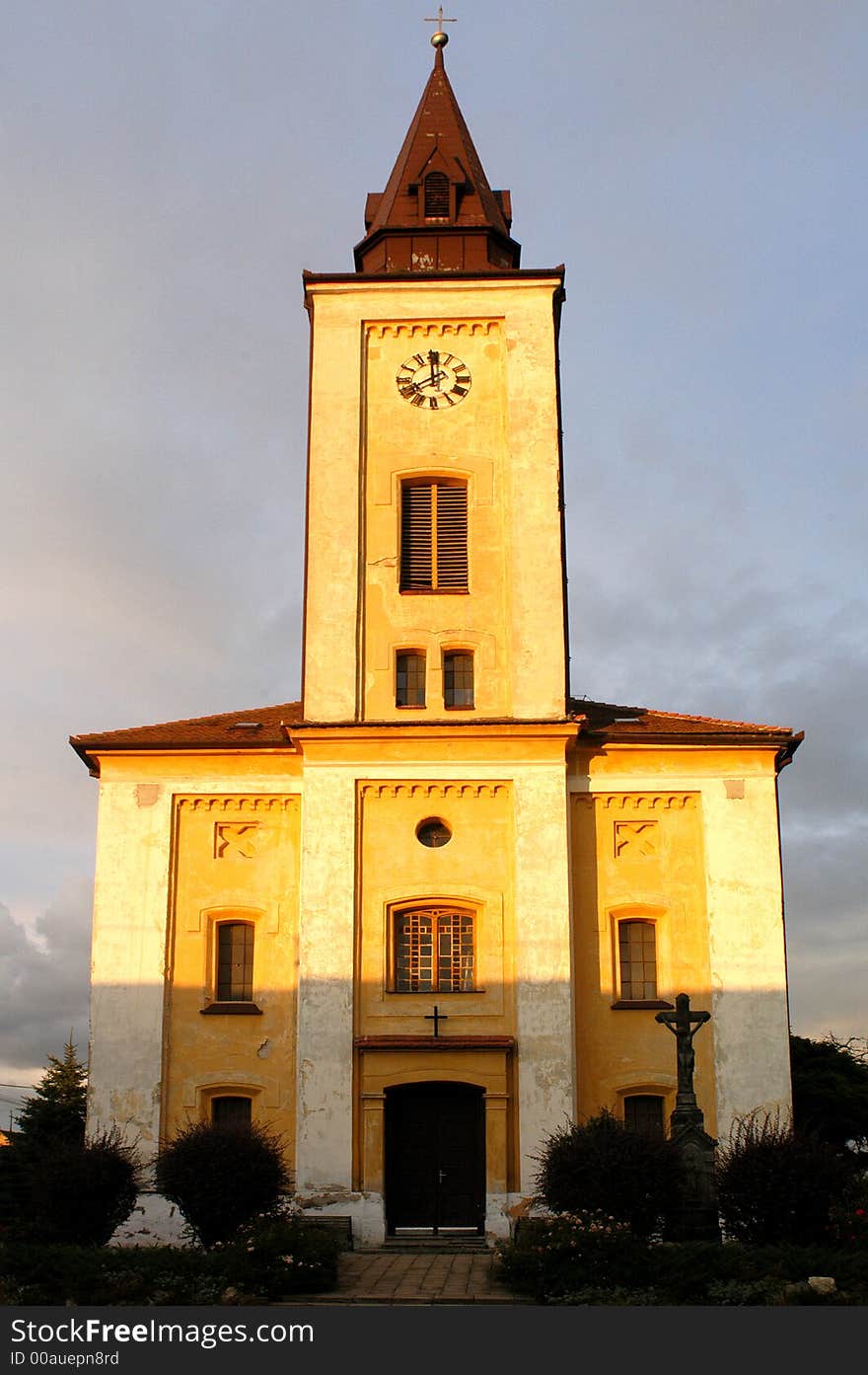 Church in sunny afternoon