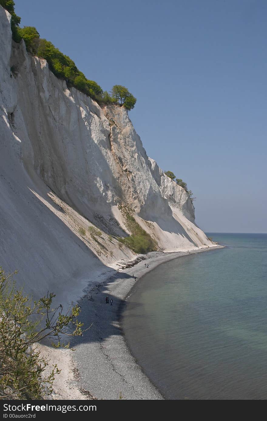 The main attraction of Møn, the chalk cliff known as Møns Klint.