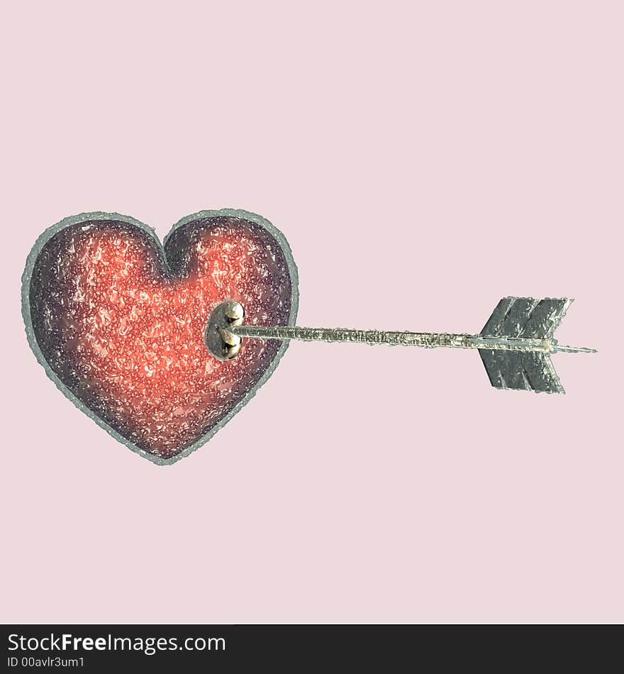 Cupid's arrow attempting to pierce a Heart with ice.
So cold Cupid's arrow has iced over.
Isolated on a pink background. Cupid's arrow attempting to pierce a Heart with ice.
So cold Cupid's arrow has iced over.
Isolated on a pink background.