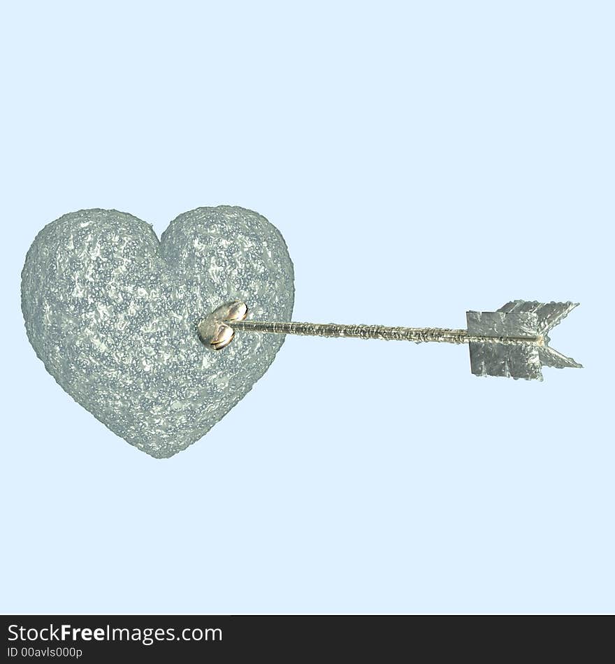 Cupid's arrow attempting to pierce a Heart with ice.
So cold Cupid's arrow has iced over.
Isolated on a light blue background. Cupid's arrow attempting to pierce a Heart with ice.
So cold Cupid's arrow has iced over.
Isolated on a light blue background.