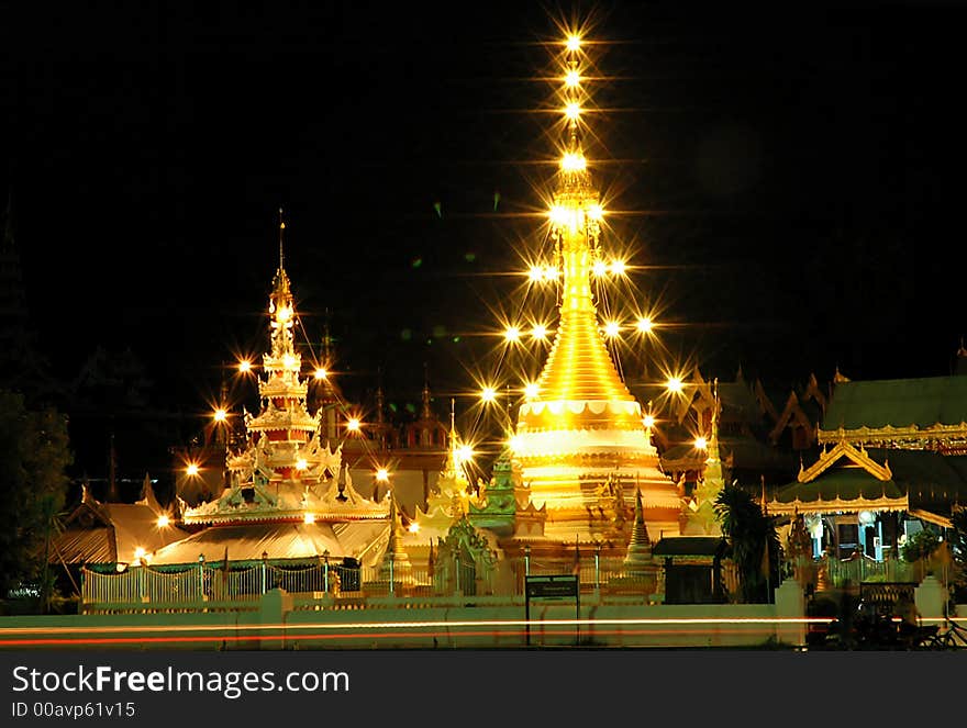 The pagoda from northen of Thailand we call Doi Kongmu pangoda. It is at a temple in Maehongson District. The pagoda from northen of Thailand we call Doi Kongmu pangoda. It is at a temple in Maehongson District.