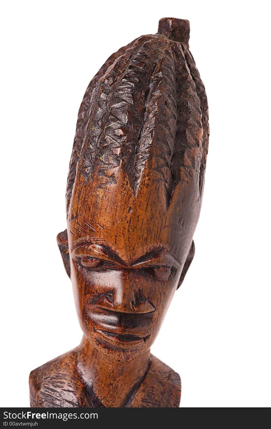 Photo of handmade figure (Africa, wood). Photo of handmade figure (Africa, wood)