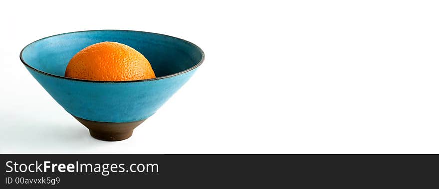 Orange in a bowl (health)