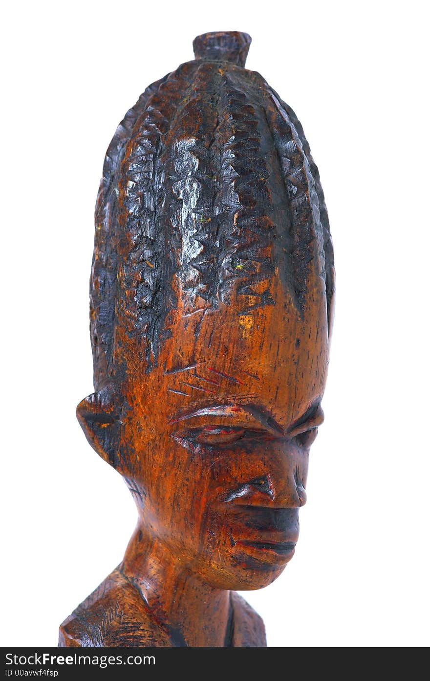 Photo of handmade figure (Africa, wood). Photo of handmade figure (Africa, wood)