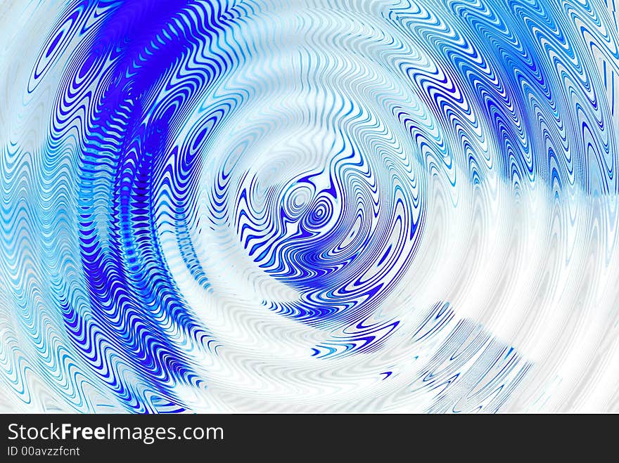 Hypnotic blue background