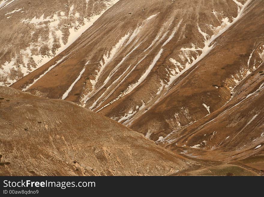 Castelluccio / mountain detail 7