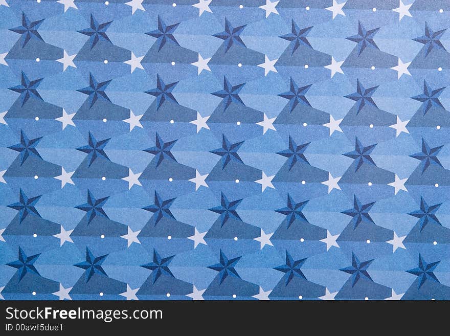 Stars in Blue Background