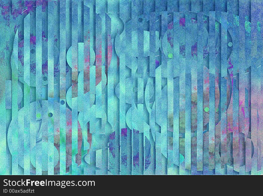 Mostly aqua hued abstract background