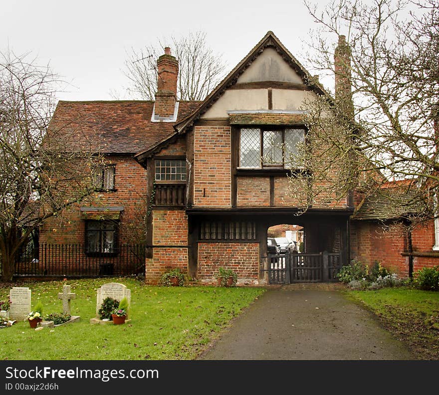 Timber Framed Cottage and Lychgate to Churchyard