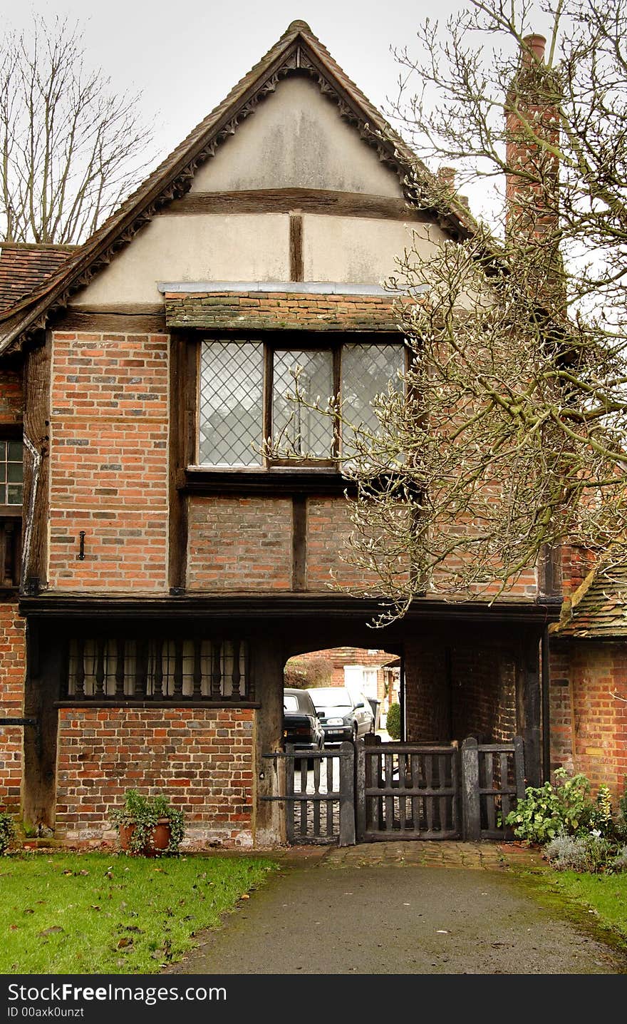 Timber Framed Cottage and Lychgate to Churchyard