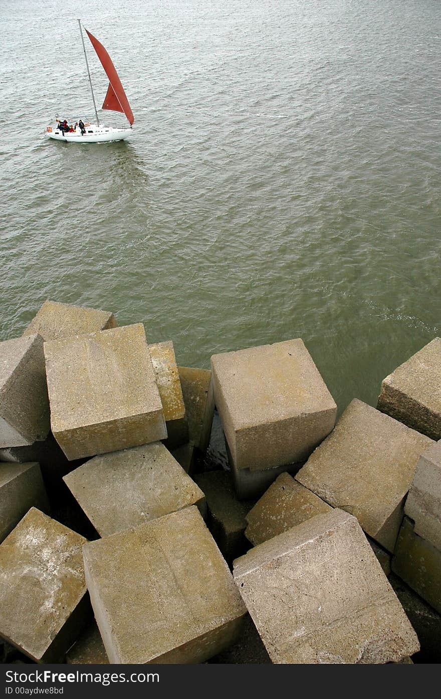 Pier in Klaipeda port, Lithuania. Pier in Klaipeda port, Lithuania