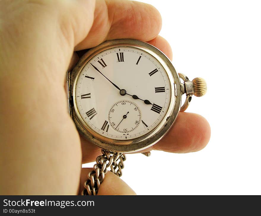 Old fashioned pocket watch for old fashioned values...Punctuality!!!