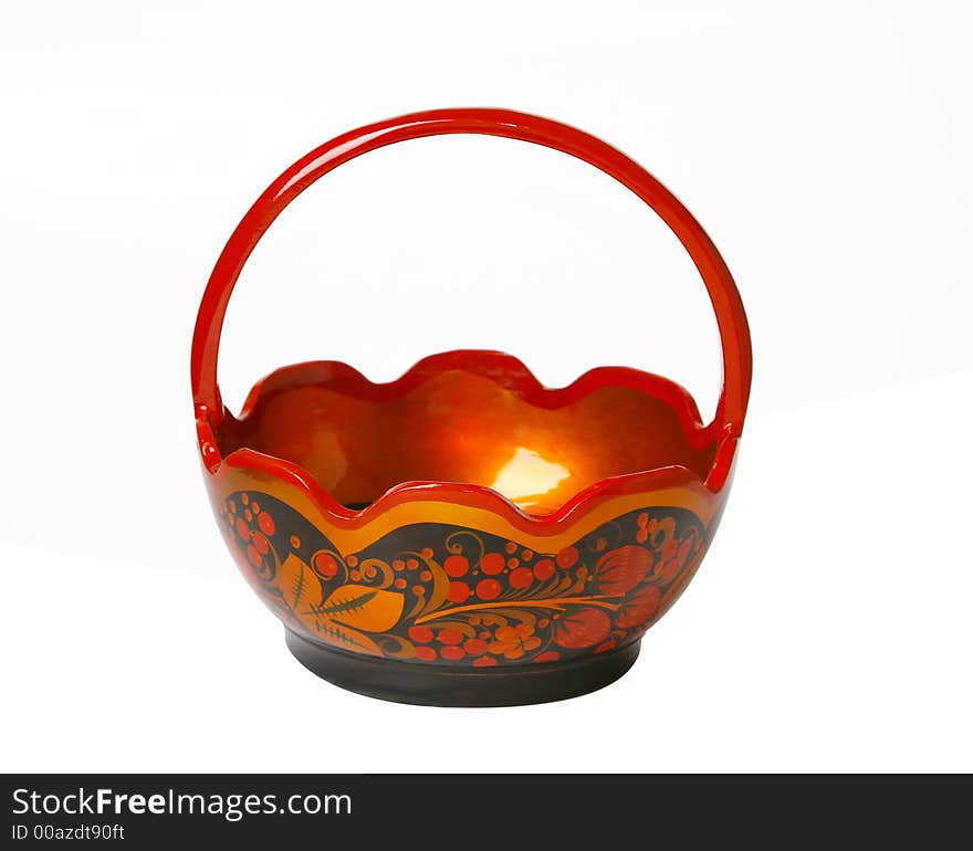 Hohloma Bowl (Traditional Russian dishware)