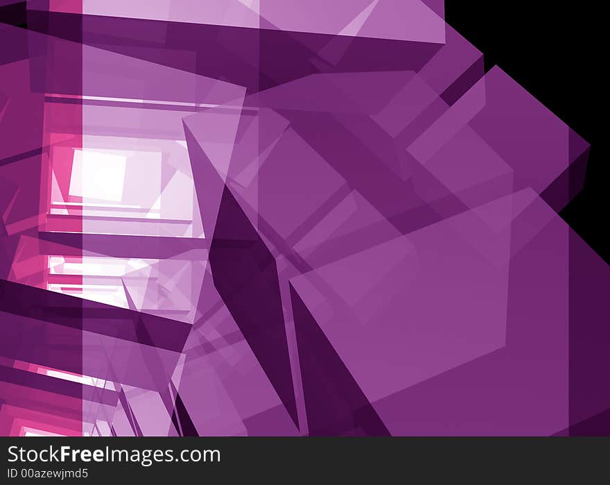 3d Magenta layout design composition. 3d Magenta layout design composition