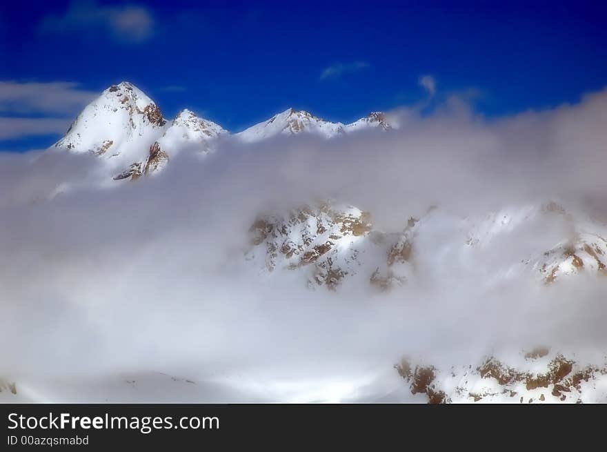 Mountain Landscape With Cloud