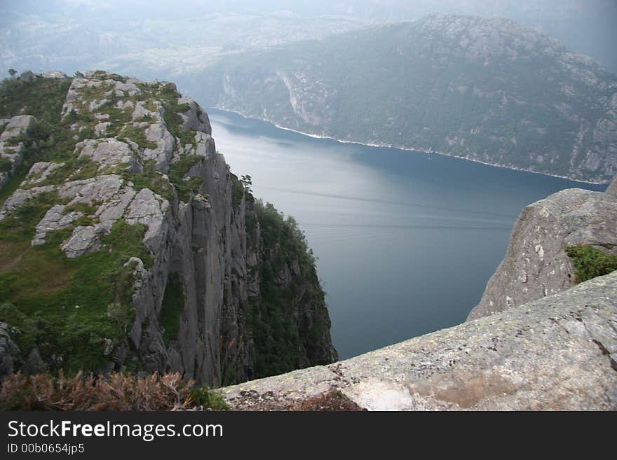 View To Fjord From Prekenstollen