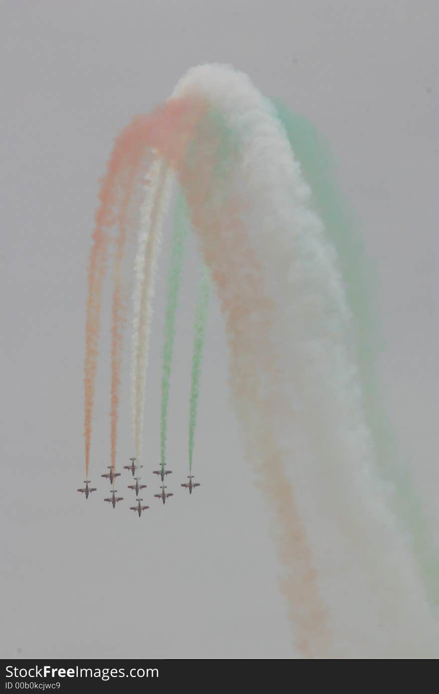 Indian planes during the Singapore Air Show 2004.