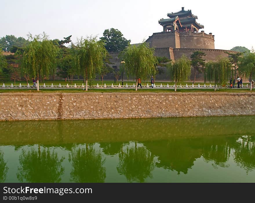 CongTai Park in historical city Handan, China